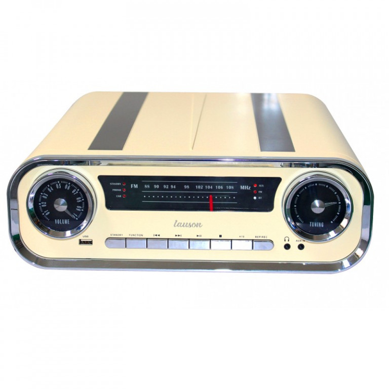 Tocadiscos con radio vintage LAUSON con bluetooth Genial